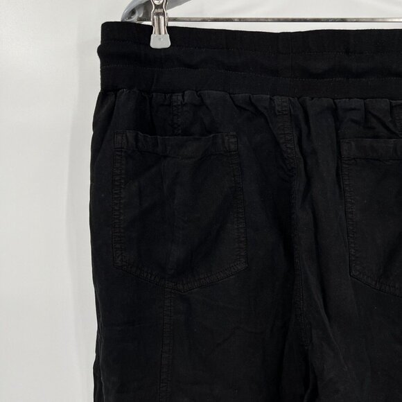 Quince Women's Black Vintage Wash Tencel Utility Jogger Pants sz XL NWT - Picture 6 of 6